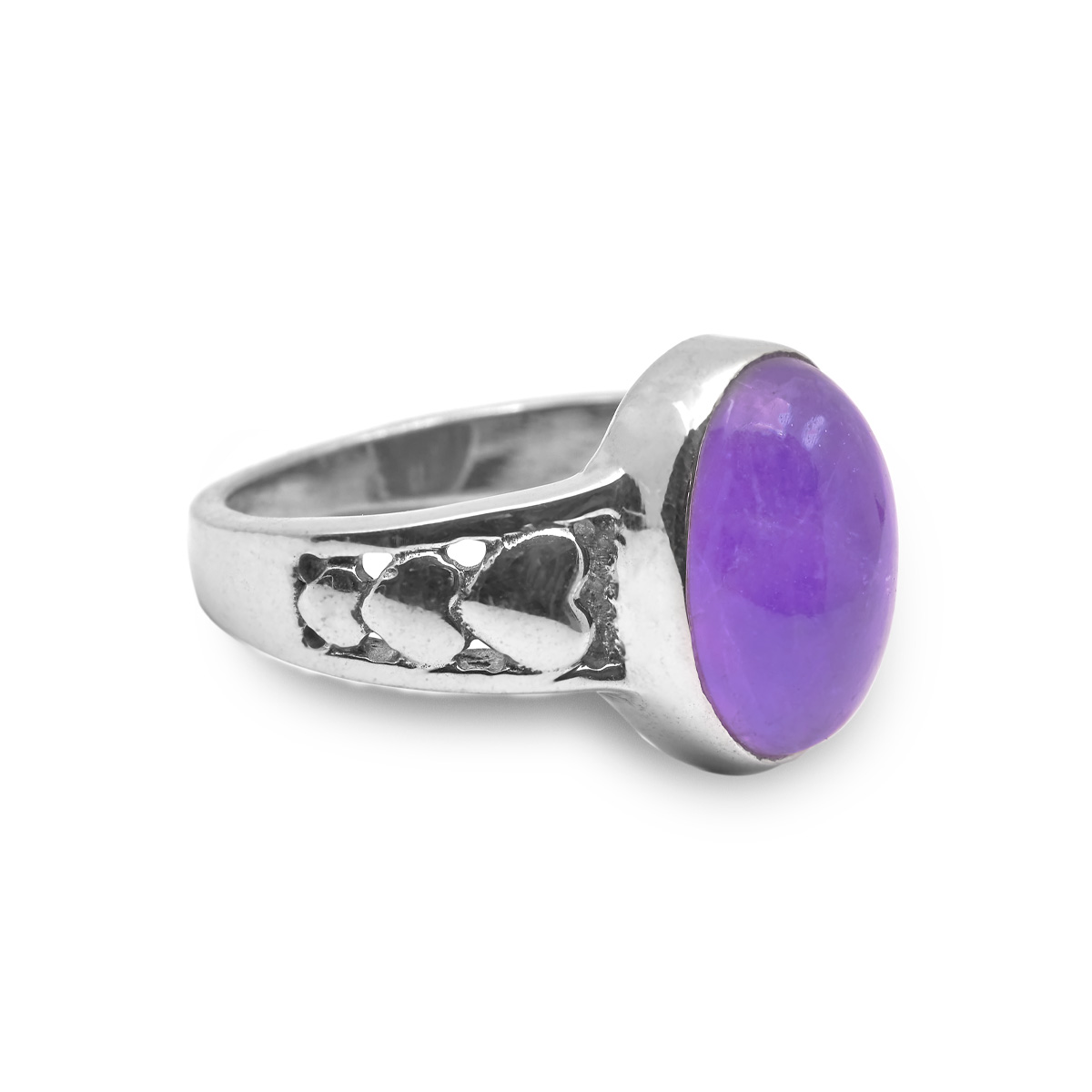 Bague amethyste argent Joanna